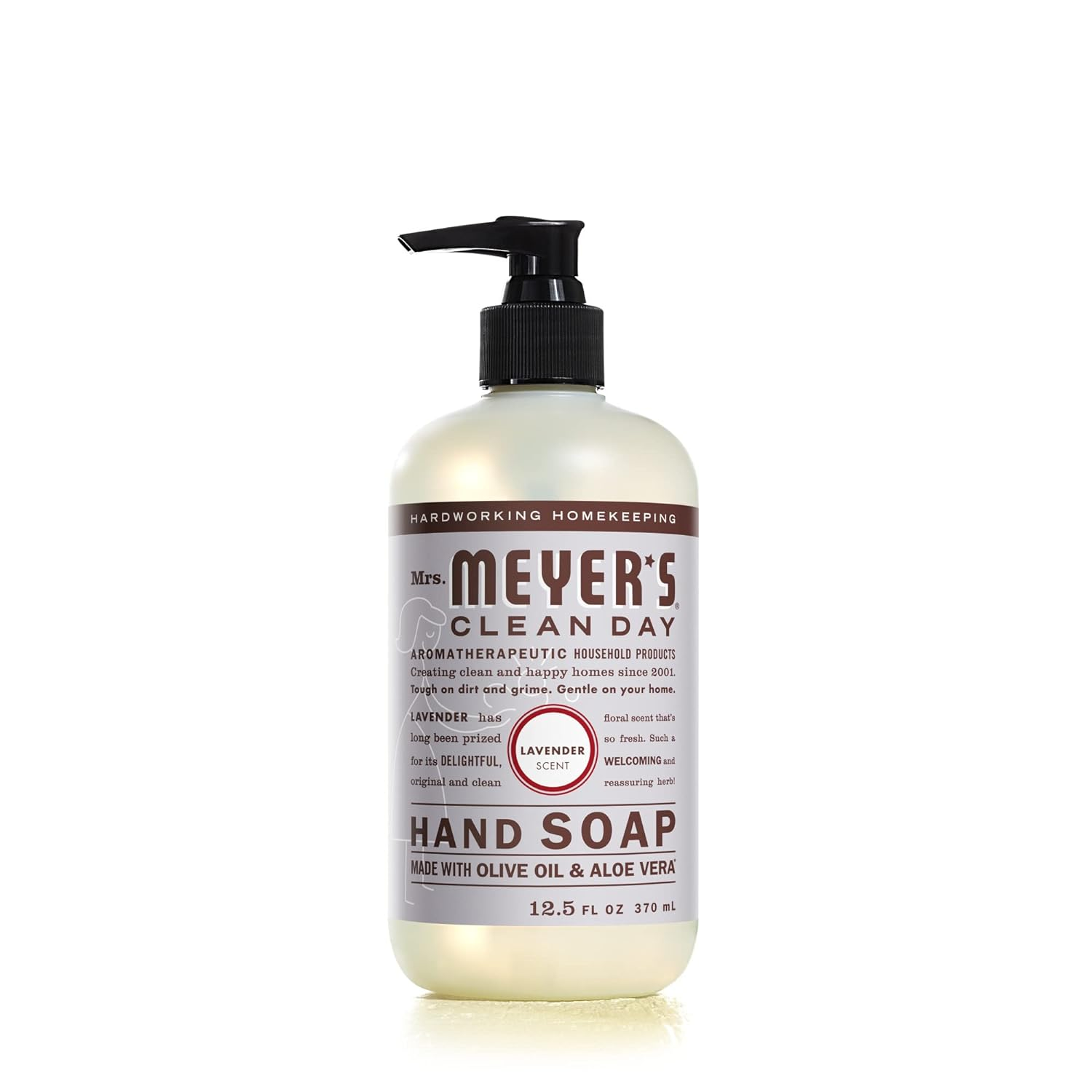 CLEAN DAY Hand Soap, Made with Essential Oils, Lavender, 12.5 Fl. Oz
