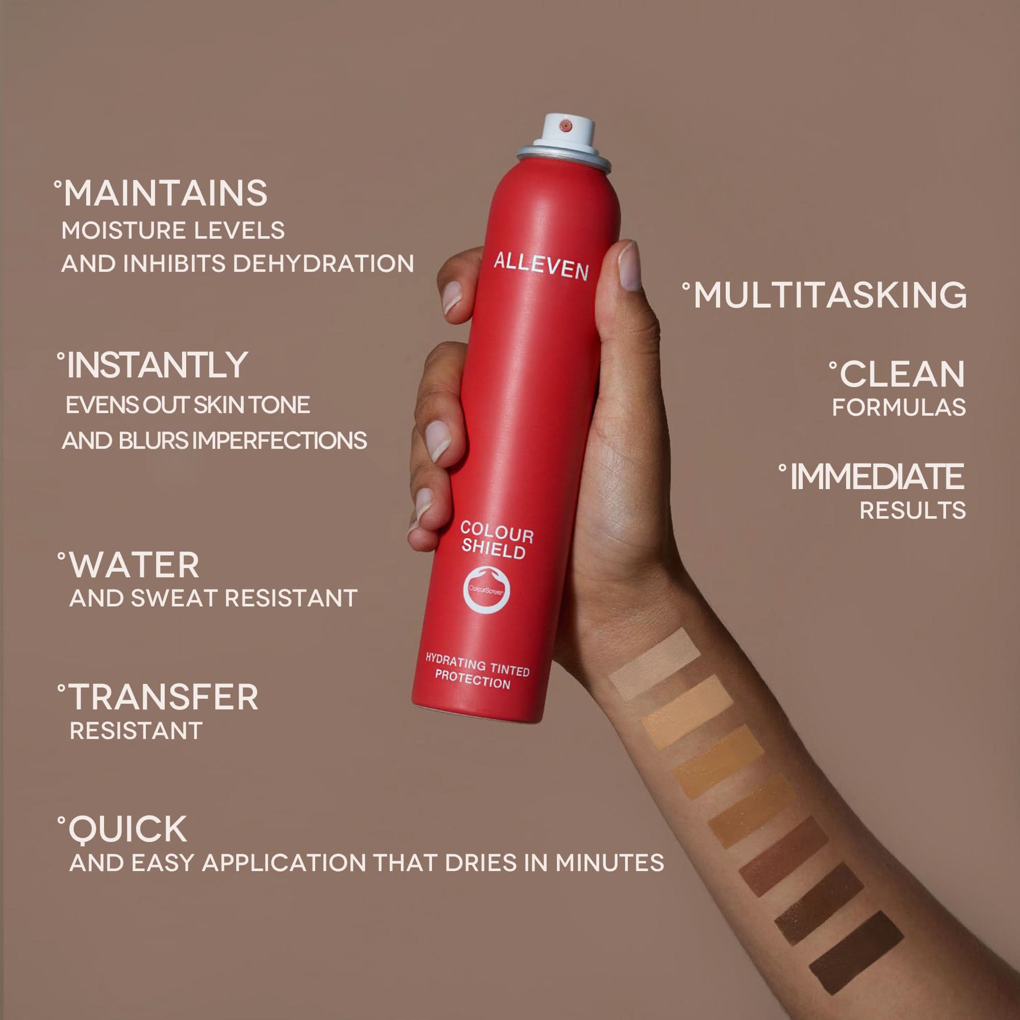 ALLEVEN COLOUR SHIELD SPRAY CORPS - OBSIDIAN 100ml