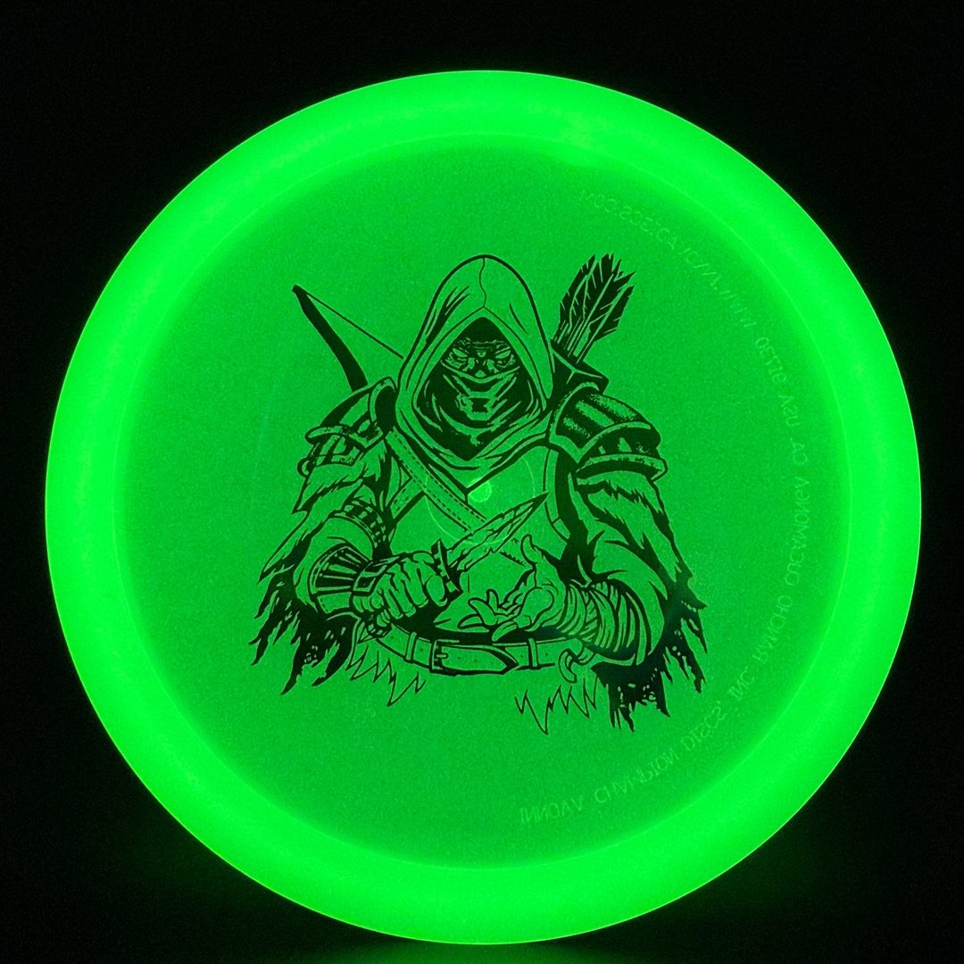 Classic Glow Champion Fairway Disc - Dark Rebel