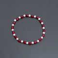 4x6mm Faceted Barrel Jade Stretchy Bracelet, Sku#EF698