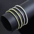 Round Smooth Hematite Stretchy Bracelet, Sku#EF732/EF94