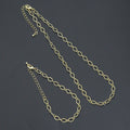 Diamond Shape Link Chain Necklace Bracelet, Charm bar necklace bracelet, sku#EF790