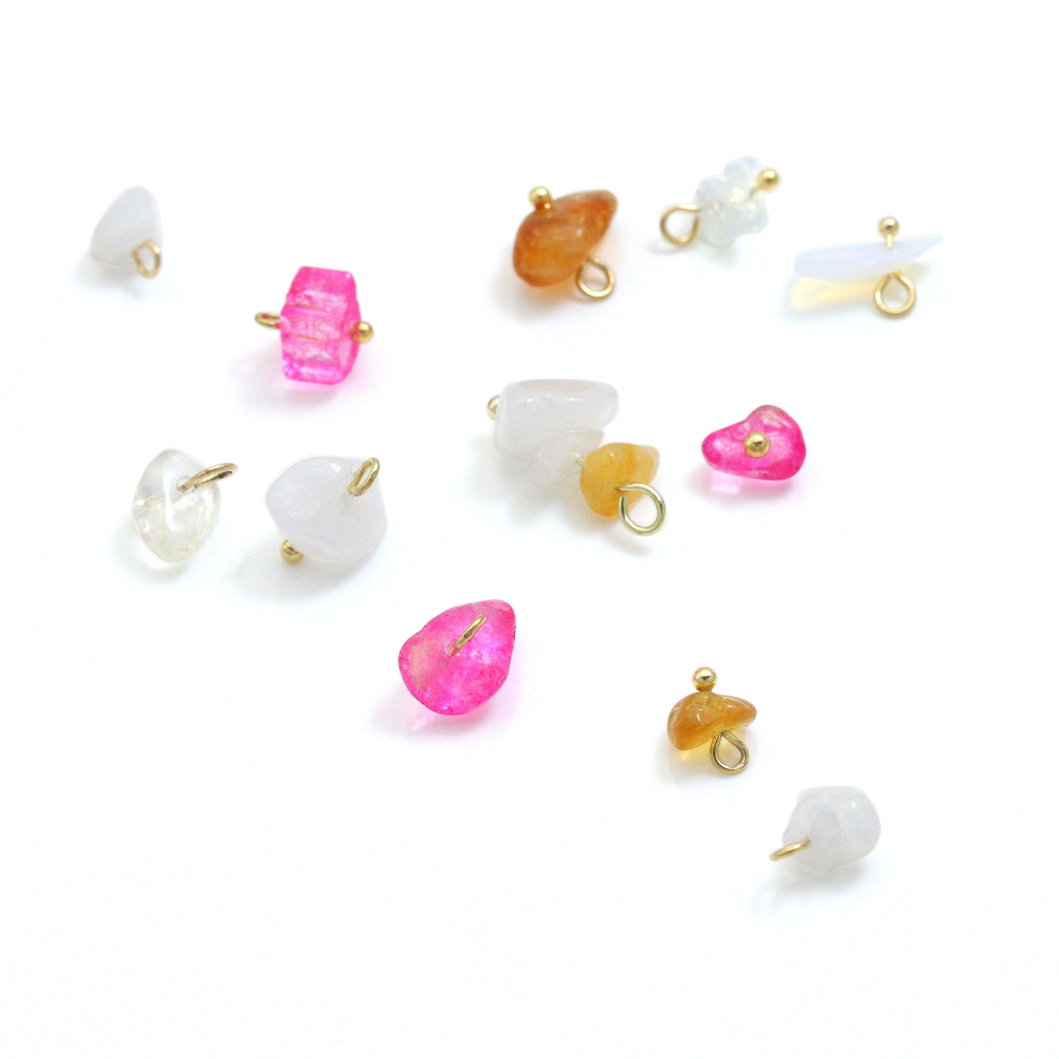 Colorful Ceramic Fish Charm Handmade gemstone beads charm For Necklace Bracelet Jewelry Making Supply, Sku#EF818
