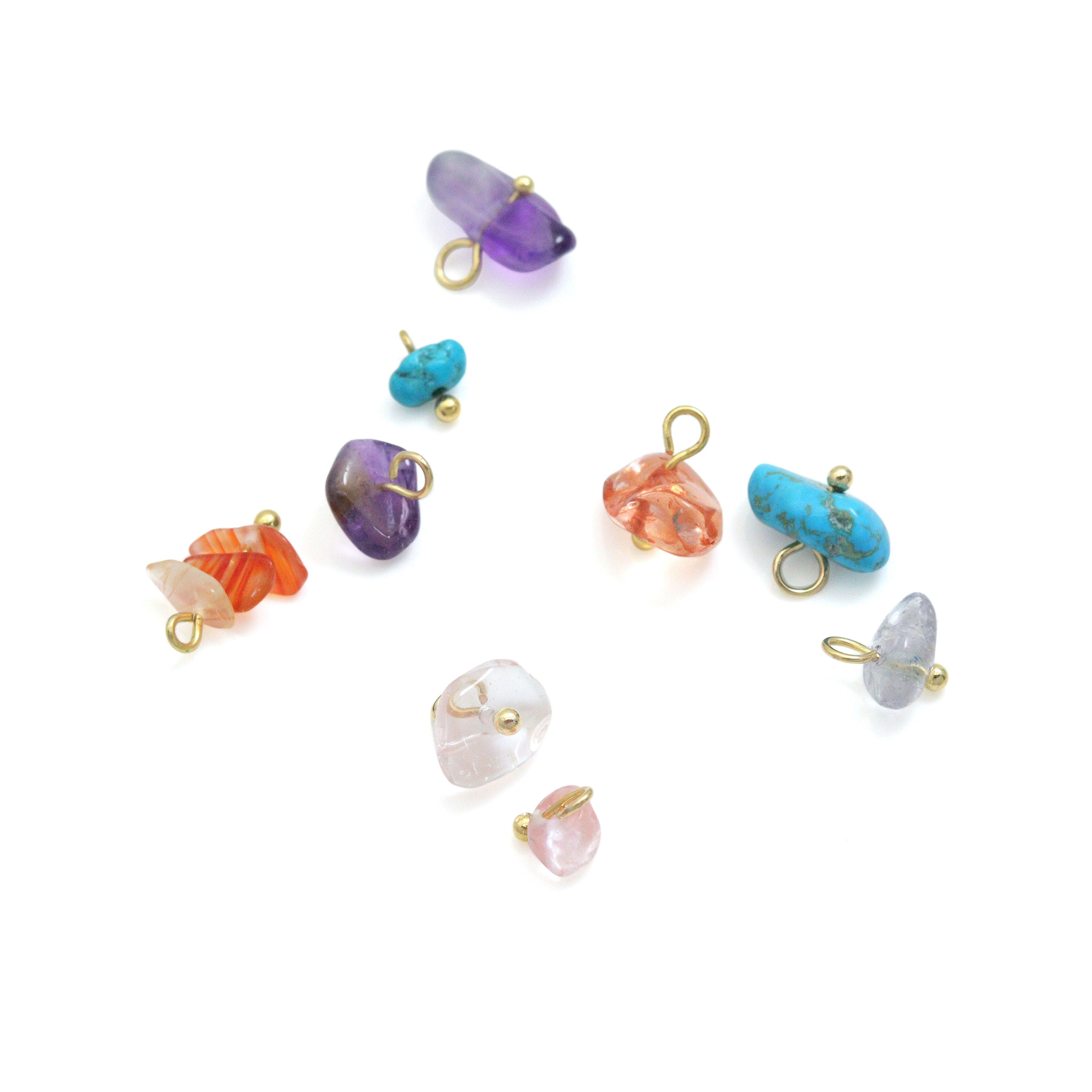 Colorful Ceramic Fish Charm Handmade gemstone beads charm For Necklace Bracelet Jewelry Making Supply, Sku#EF818