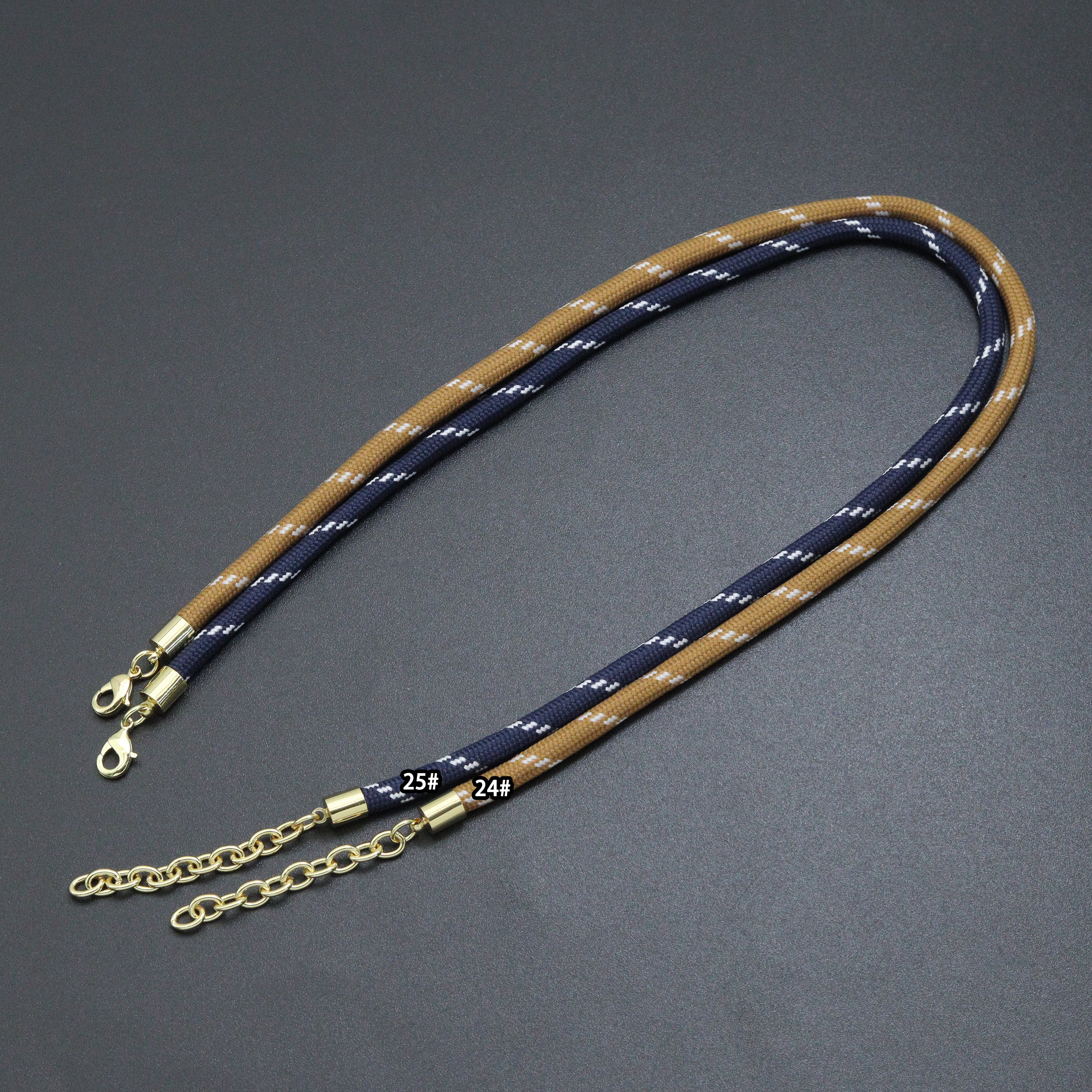 Vibrant Rope Cord Bracelet Necklace, Cord Necklace Bracelet, sku#EF830