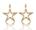 CZ Micro Pave Large Five Star Shape Pendant , 23x25mm,  SKU#F1186C