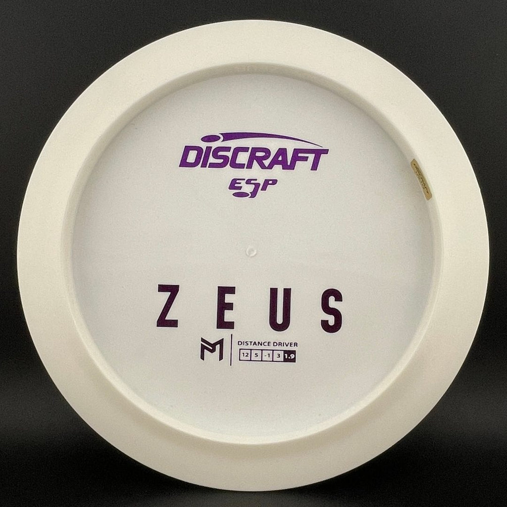 White ESP Zeus - Bottom Stamp Dyer's Delight - Paul McBeth