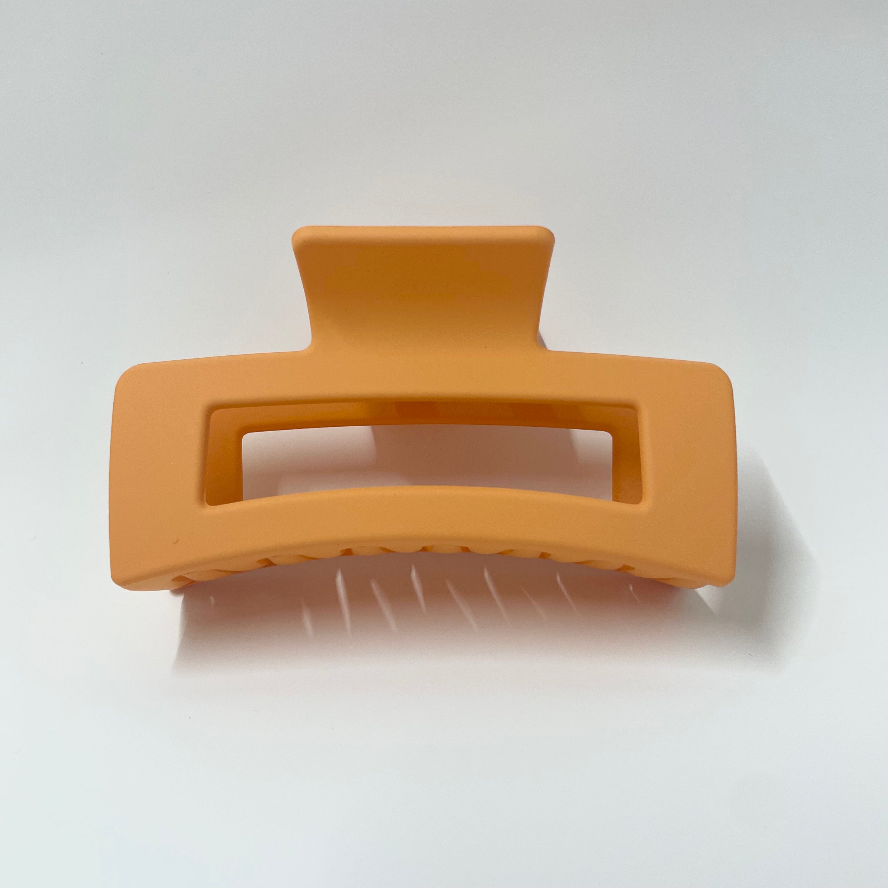 Orange Matte Hair Clip