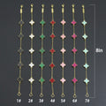 Colorful Flower Chain Bracelet neckclace,  Sku#FH250