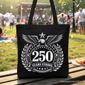 America 250 Years Strong Eagle Tote Bag, 4th of July USA Patriotic 1776–2026 Gift Shopper