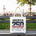 America 250 Years of Freedom Tote Bag, Patriotic USA Anniversary 1776 Gift Shopper
