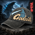 Godzilla Pigment Dyed Embroidered Hat