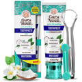 Gurunanda Non Fluoride, Hydroxyapatite, Whitening Toothpaste - Freshens Breath, Fights Plaque - Cocomint Jasmine Neem, 4.2Oz