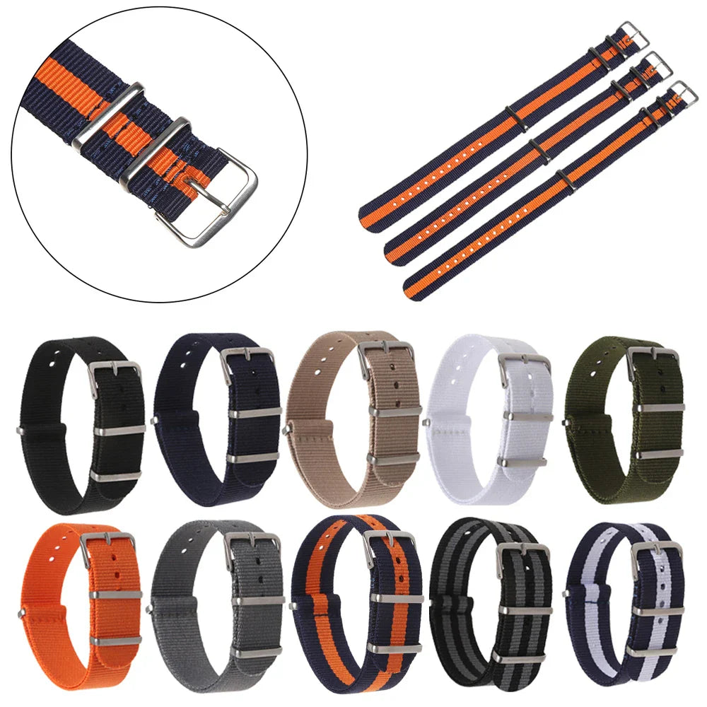 OnePlus Smartwatch Nylon Weaving Sport Loop Band Adjustable Watch Strap
