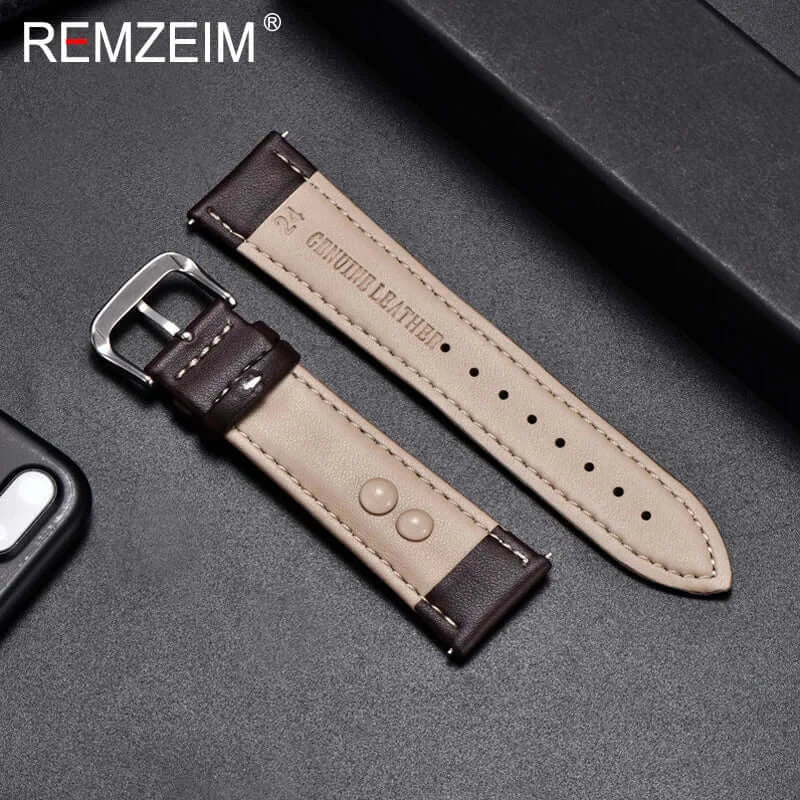 Amazfit Bands Calfskin Leather Watch Strap for Comfort and Durability