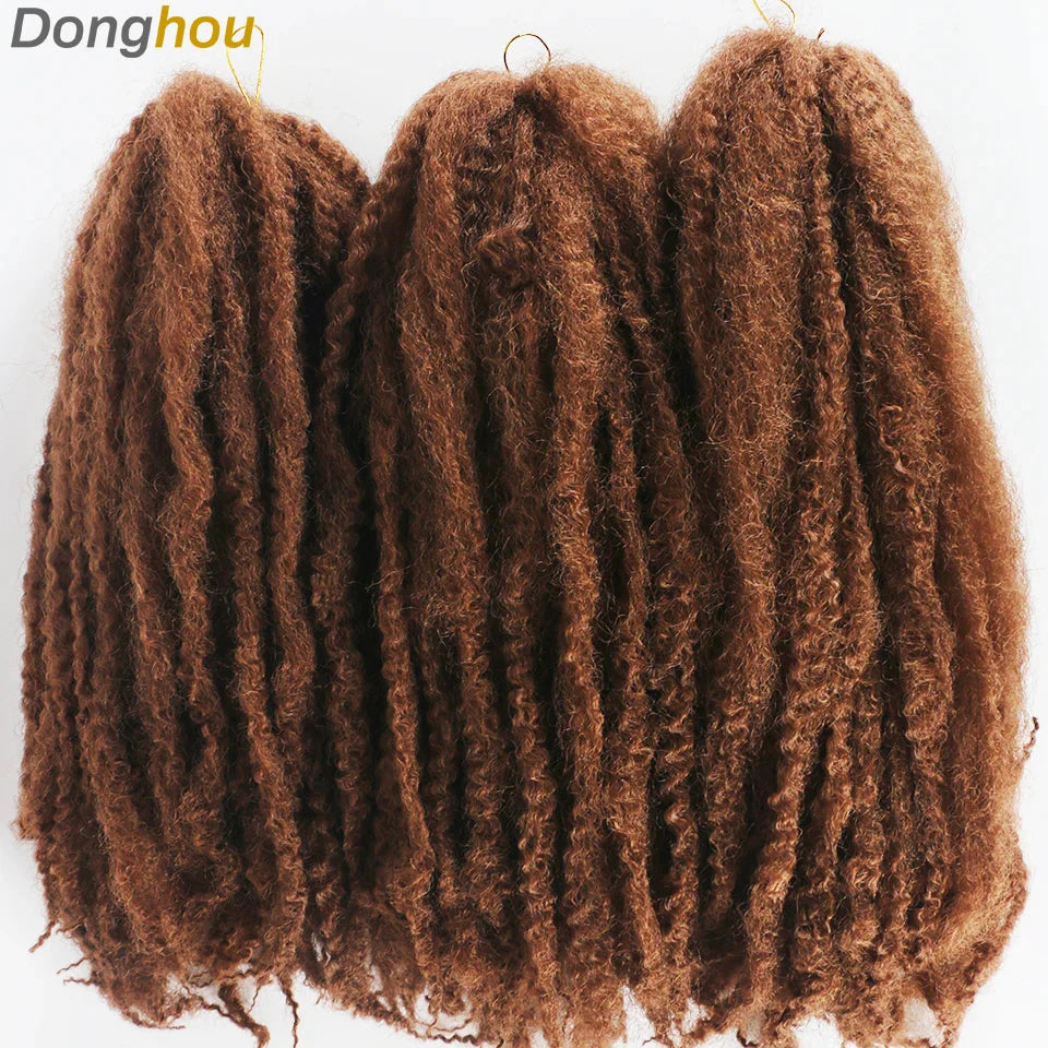 Cheveux Marley 18" pour tresses | Cheveux à tresser Afro Kinky Ombre | Extensions Kanekalon | 30 mèches/paquet