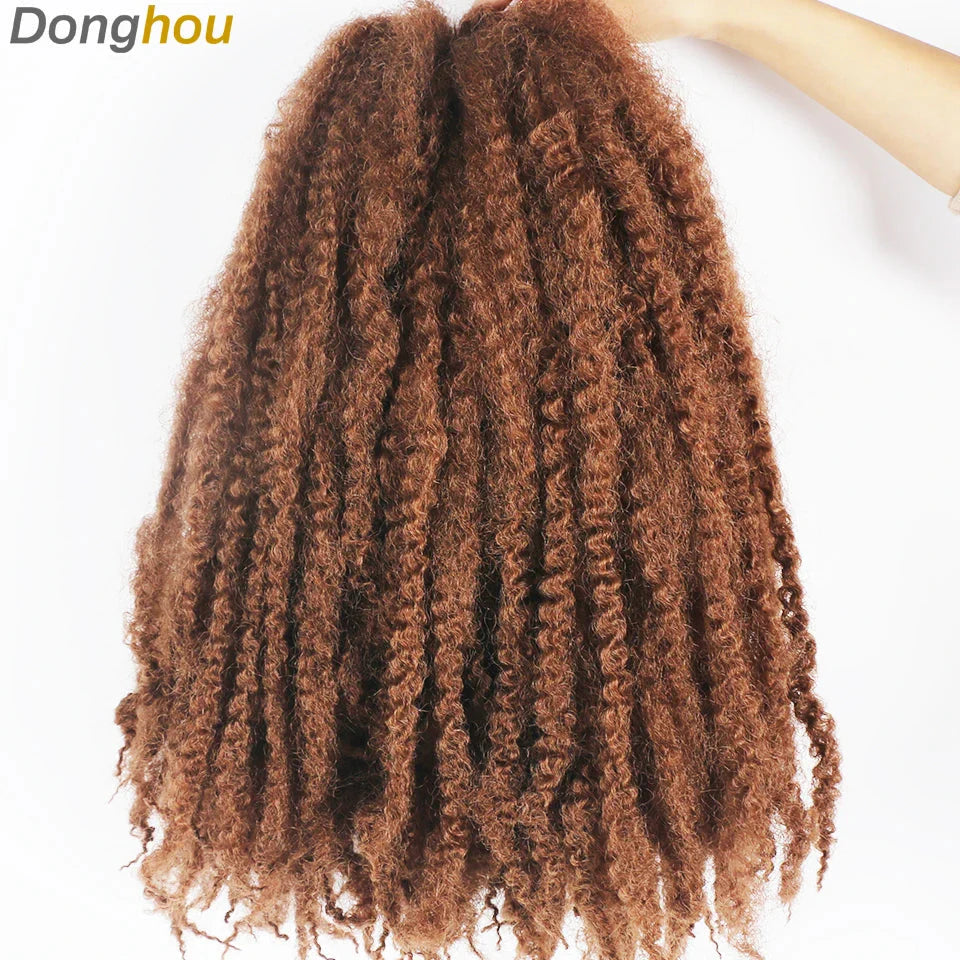 Cheveux Marley 18" pour tresses | Cheveux à tresser Afro Kinky Ombre | Extensions Kanekalon | 30 mèches/paquet