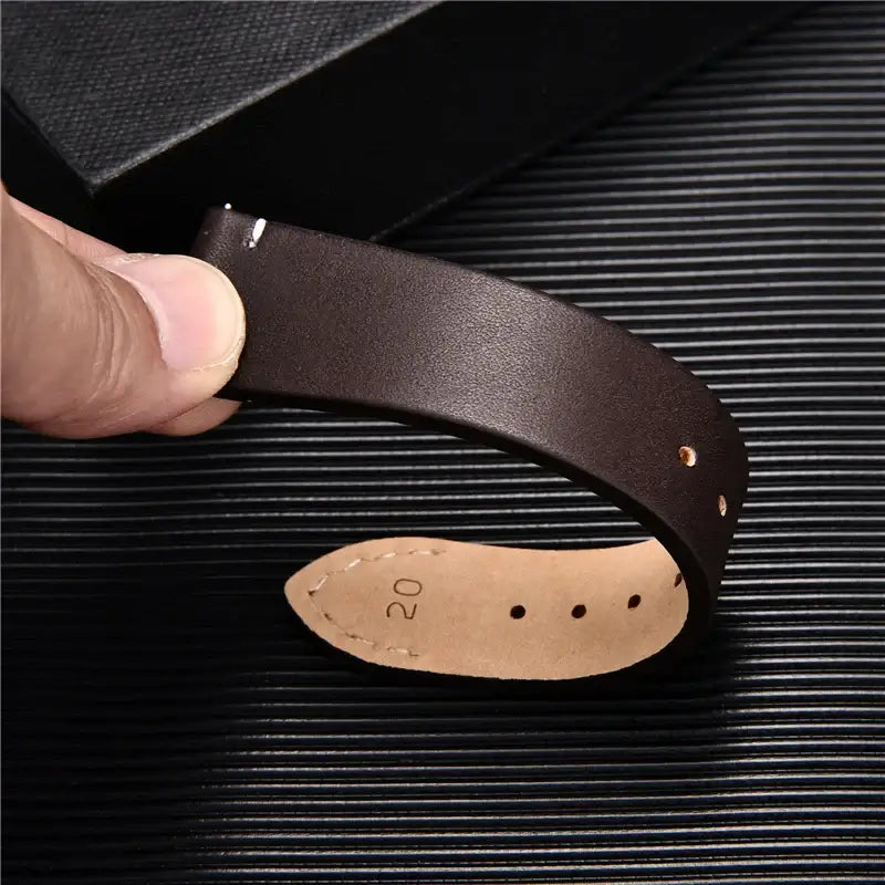 Ticwatch Genuine Leather Strap - Versatile Classic Design