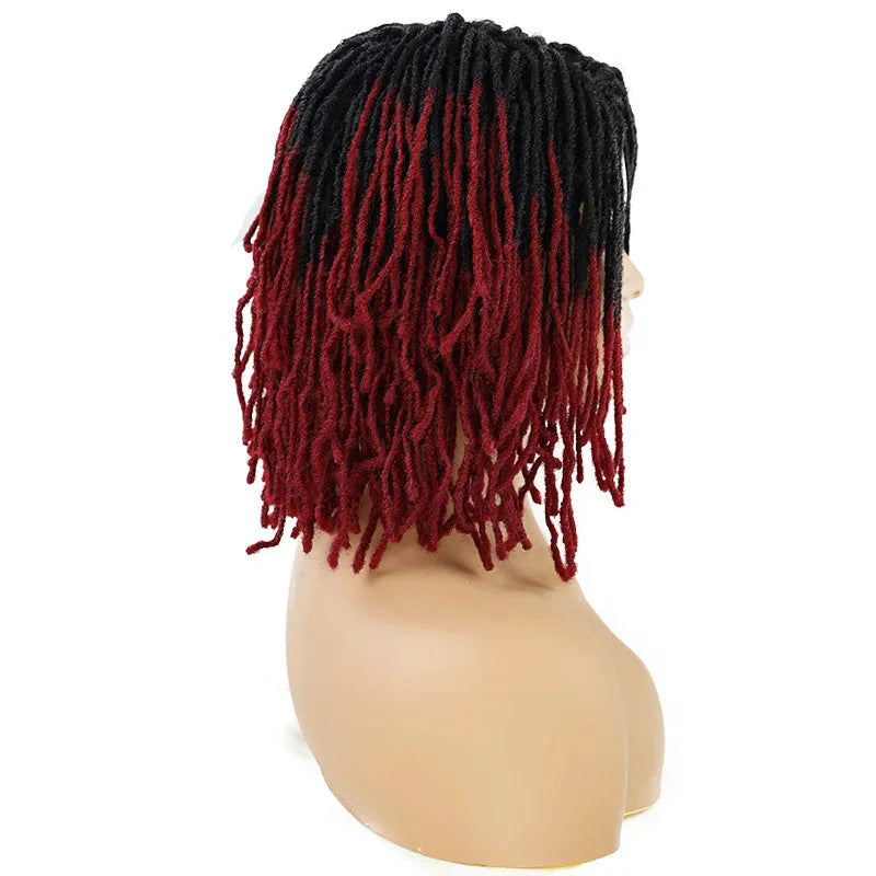 Perruque de dreadlocks ombrées de 25 cm | Sister Locs | Tresses au crochet Faux Locs | Cheveux synthétiques torsadés