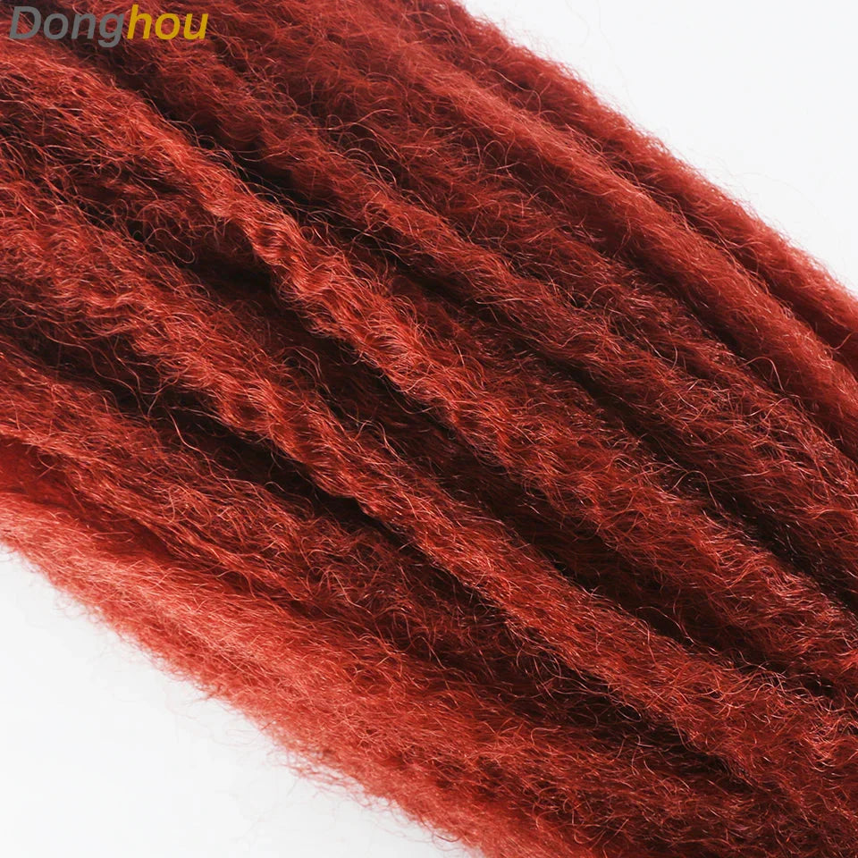 Cheveux Marley 18" pour tresses | Cheveux à tresser Afro Kinky Ombre | Extensions Kanekalon | 30 mèches/paquet