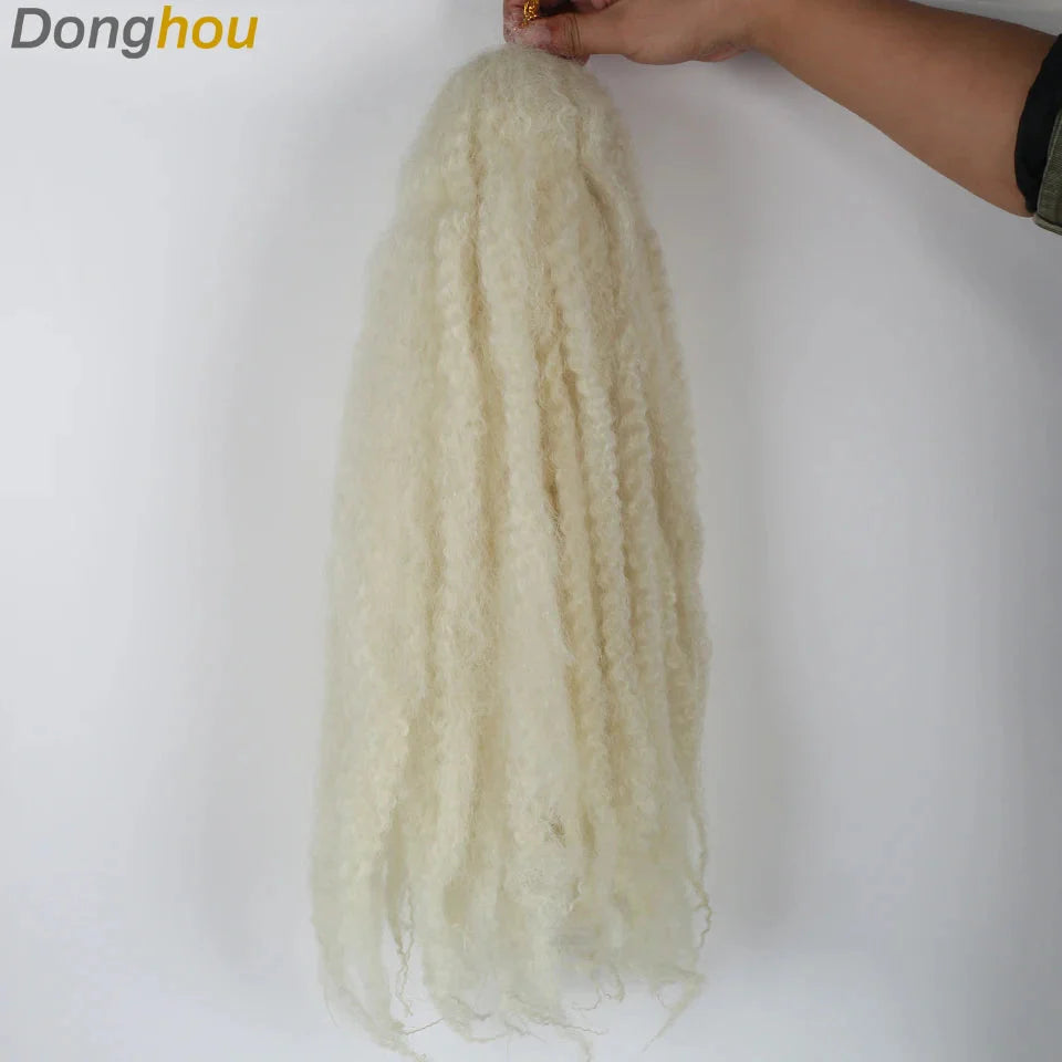 Cheveux Marley 18" pour tresses | Cheveux à tresser Afro Kinky Ombre | Extensions Kanekalon | 30 mèches/paquet