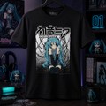 Vocaloid Hatsune Miku Rose Vines T-Shirt