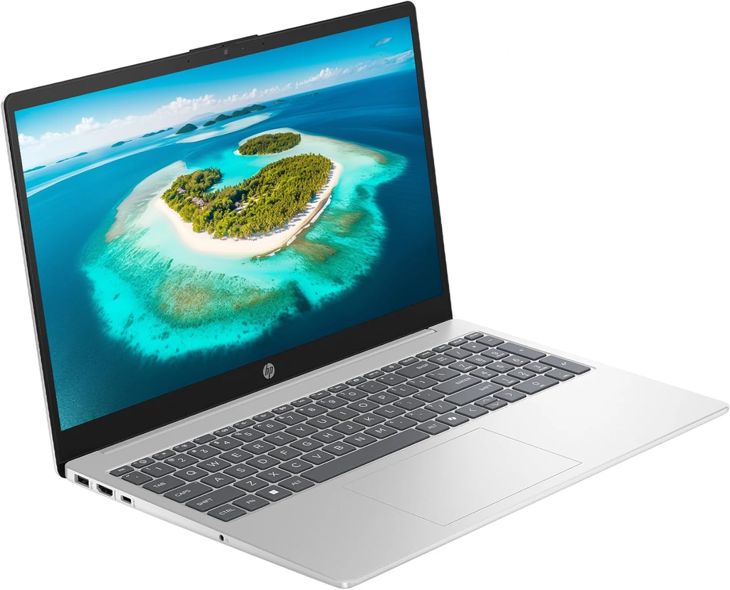 HP 15.6" FHD Touchscreen Business Laptop Computer, 8-Core AMD Ryzen 7 Processor, 12GB RAM 512GB Storage (256GB SSD+256GB Docking Set), AMD Radeon Graphics, Windows 11, NLY Earphones, Natural Silver