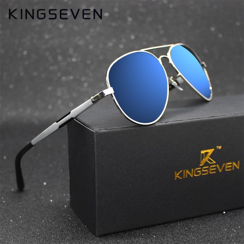 Lunettes de soleil de luxe pour homme/femme, en aluminium, magnésium et or, verres polarisés, style militaire, pour la conduite