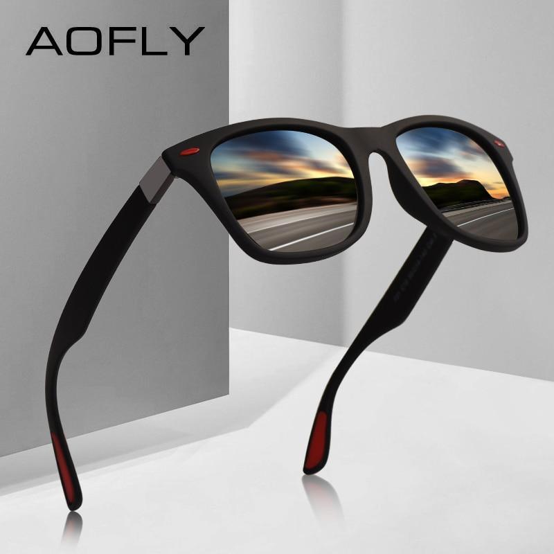 NOUVEAU DESIGN Lunettes de soleil polarisées ultralégères TR90 pour hommes et femmes, style carré, pour la conduite, avec protection UV400, Gafas De Sol
