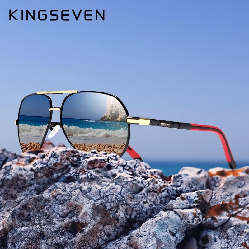 Été Luxe Aluminium Magnésium Homme Rétro Aviation Lunettes de Soleil Populaires Polarisées Homme Miroir Lunettes Accessoires de Lunettes Pour Homme
