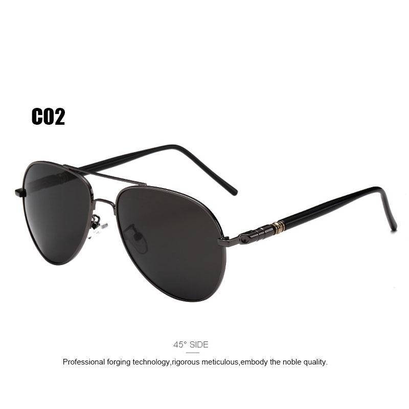 NOUVEAU 2020 Lunettes de soleil de luxe polarisées d'aviateur, populaires, de marque, pour homme et femme, lunettes de conduite, Oculos lentes de sol mujer UV400