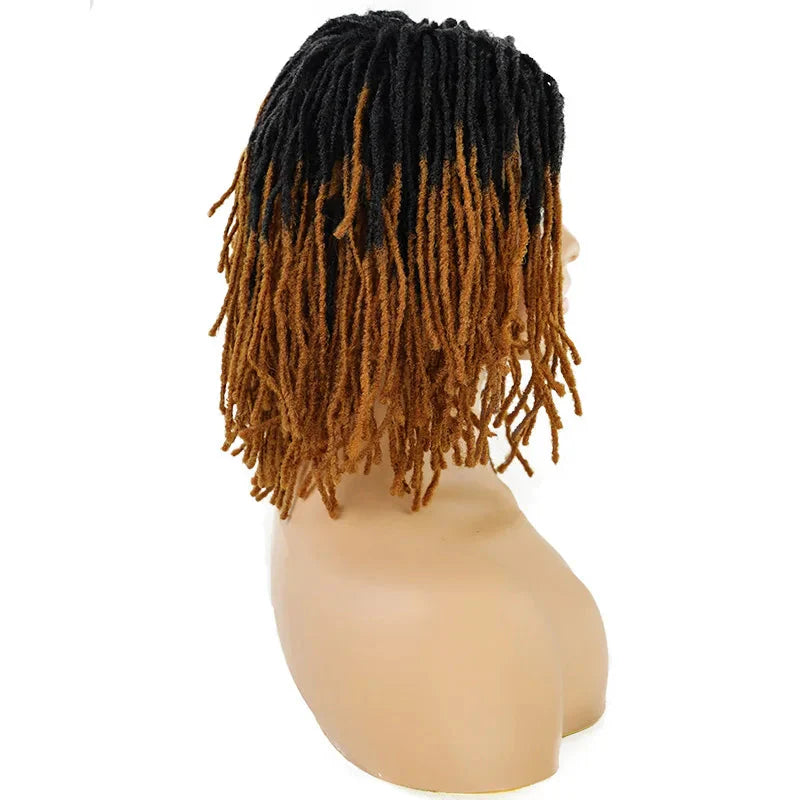 Perruque de dreadlocks ombrées de 25 cm | Sister Locs | Tresses au crochet Faux Locs | Cheveux synthétiques torsadés