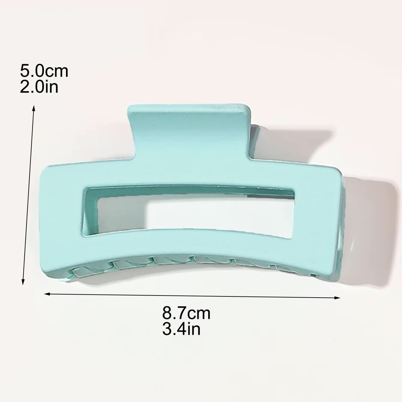 Blue Matte Hair Clip