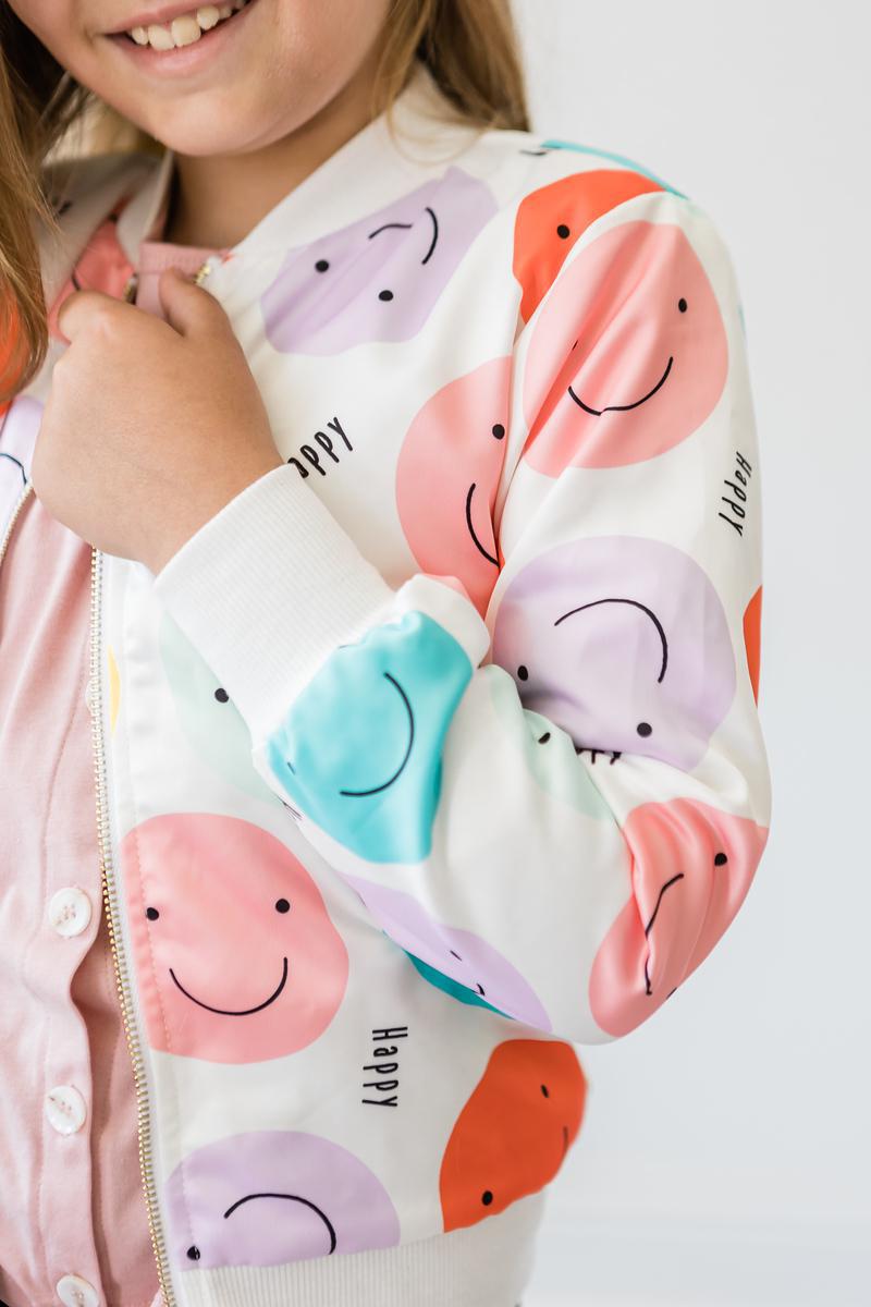 Blouson en satin Happy Days