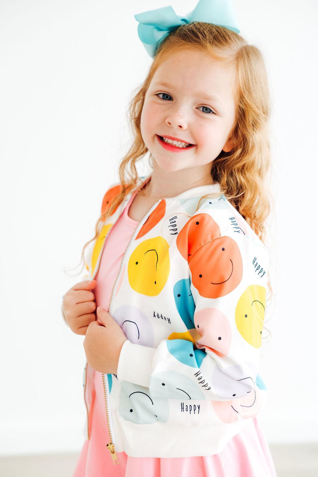Blouson en satin Happy Days