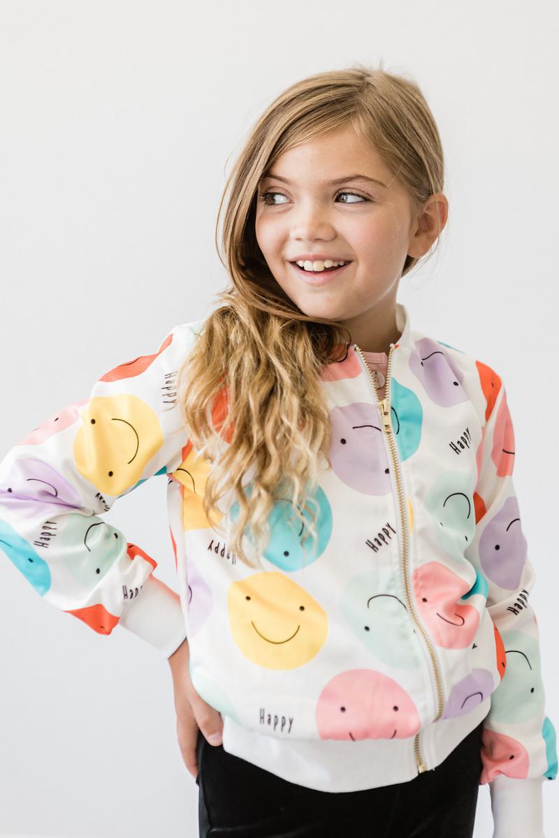 Blouson en satin Happy Days