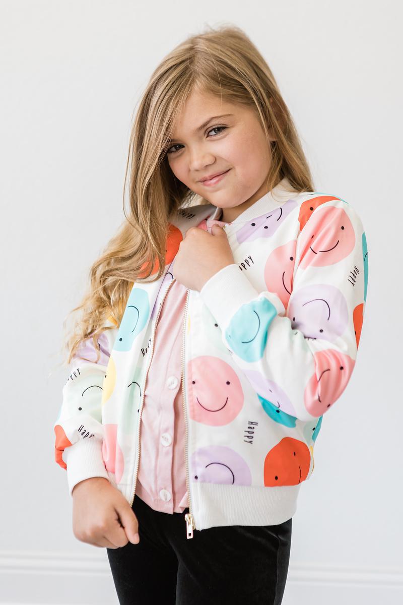 Blouson en satin Happy Days