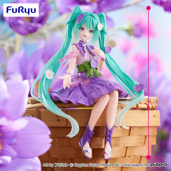 HATSUNE MIKU - FLOWER FAIRY PURPLE COSMOS NOODLE STOPPER FIGURE