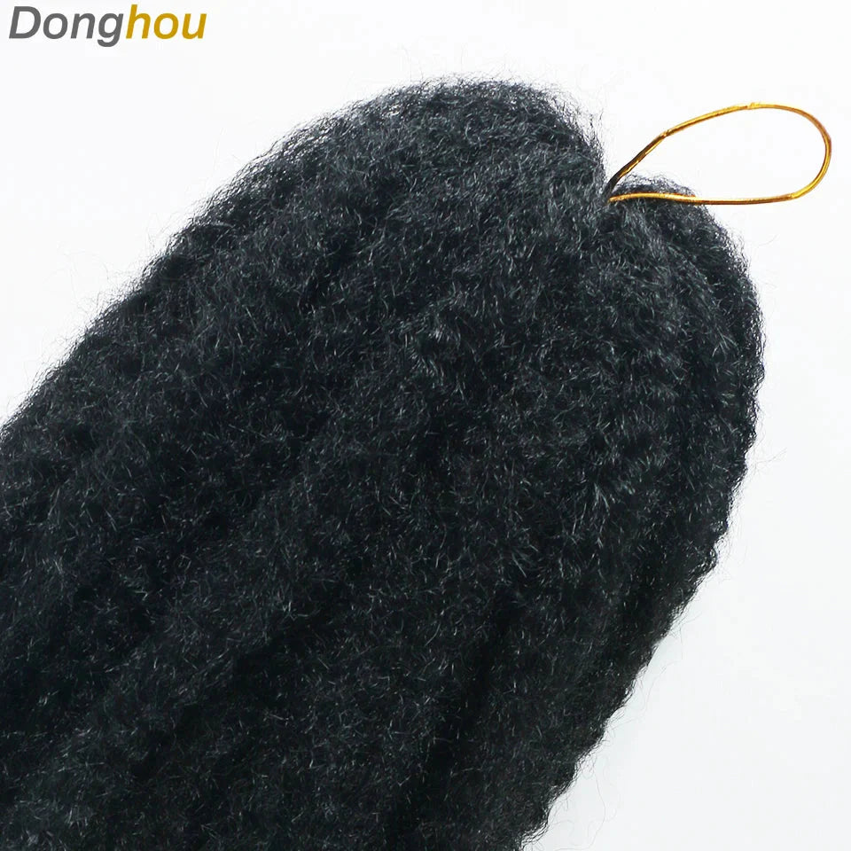 Cheveux Marley 18" pour tresses | Cheveux à tresser Afro Kinky Ombre | Extensions Kanekalon | 30 mèches/paquet