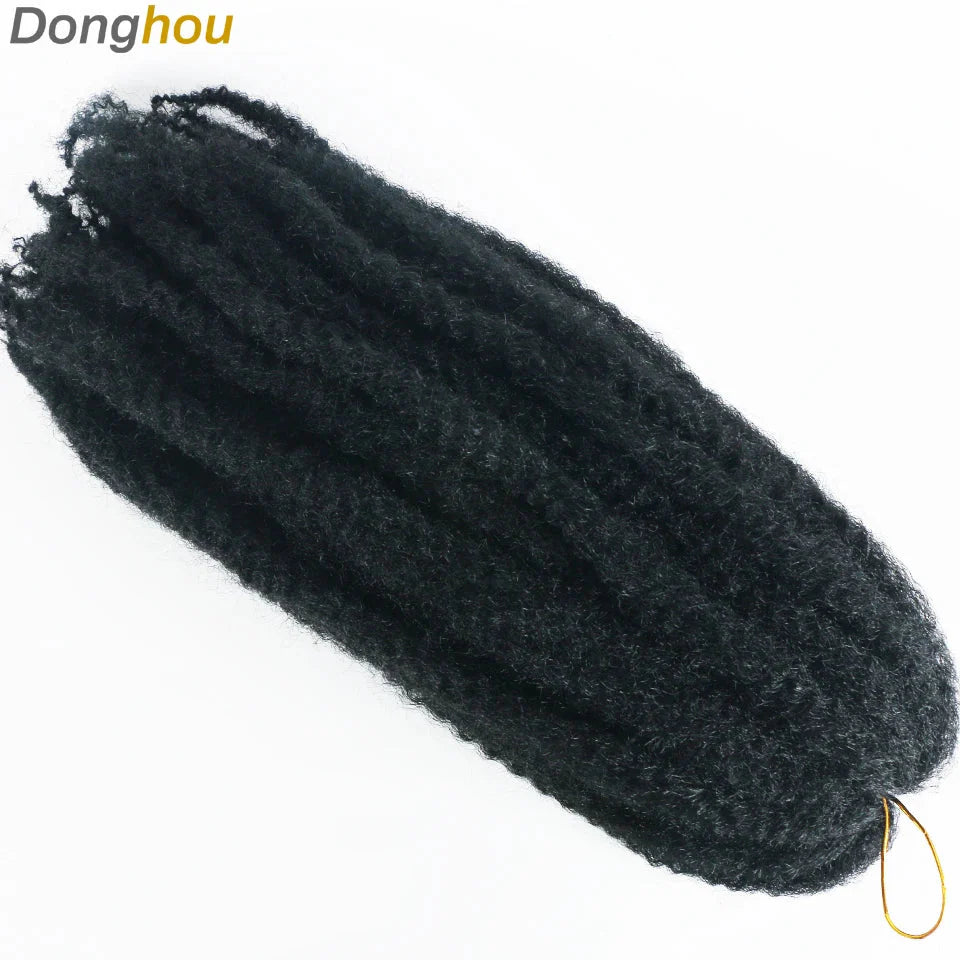 Cheveux Marley 18" pour tresses | Cheveux à tresser Afro Kinky Ombre | Extensions Kanekalon | 30 mèches/paquet