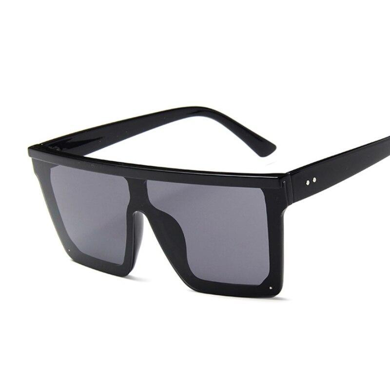 Lunettes de soleil carrées élégantes rétro modernes pour femmes et dames avec grande monture, lunettes de soleil tendance pour filles de style vintage avec protection UV400