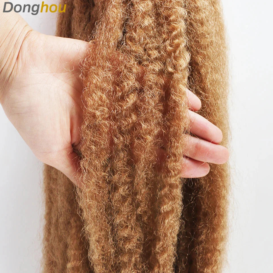 Cheveux Marley 18" pour tresses | Cheveux à tresser Afro Kinky Ombre | Extensions Kanekalon | 30 mèches/paquet