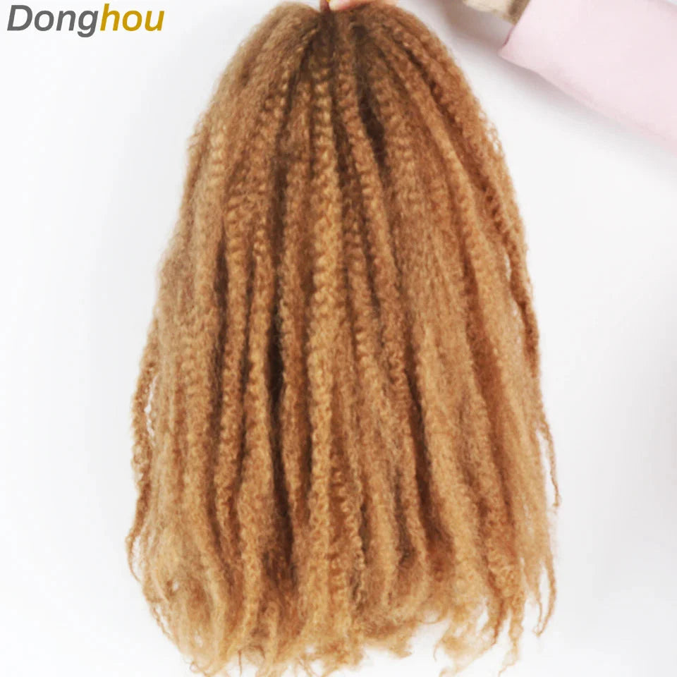 Cheveux Marley 18" pour tresses | Cheveux à tresser Afro Kinky Ombre | Extensions Kanekalon | 30 mèches/paquet