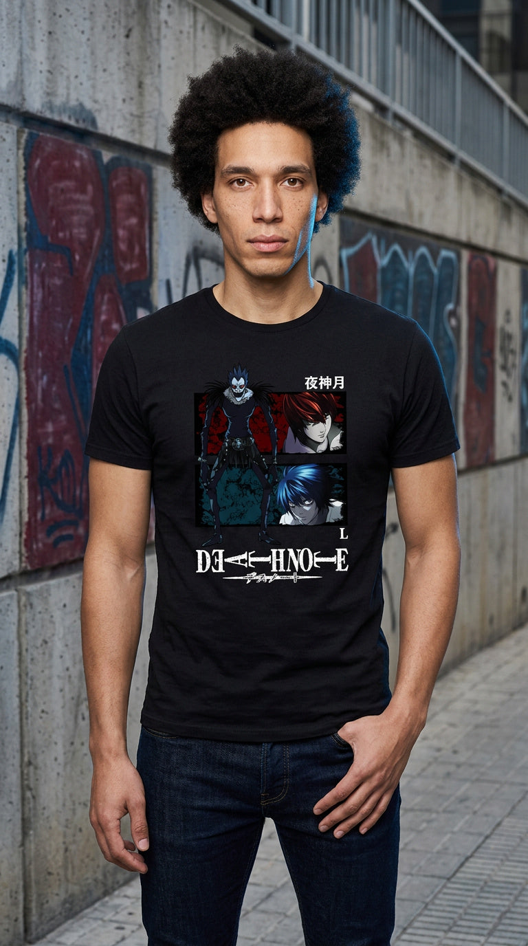 Death Note - Ryuk, Light & L T-Shirt