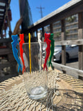 BULK 100 Party Pack 1950's Pin Up Mermaid Swizzle Skewers Sticks Cocktail Fork- Unique Garnish Picks