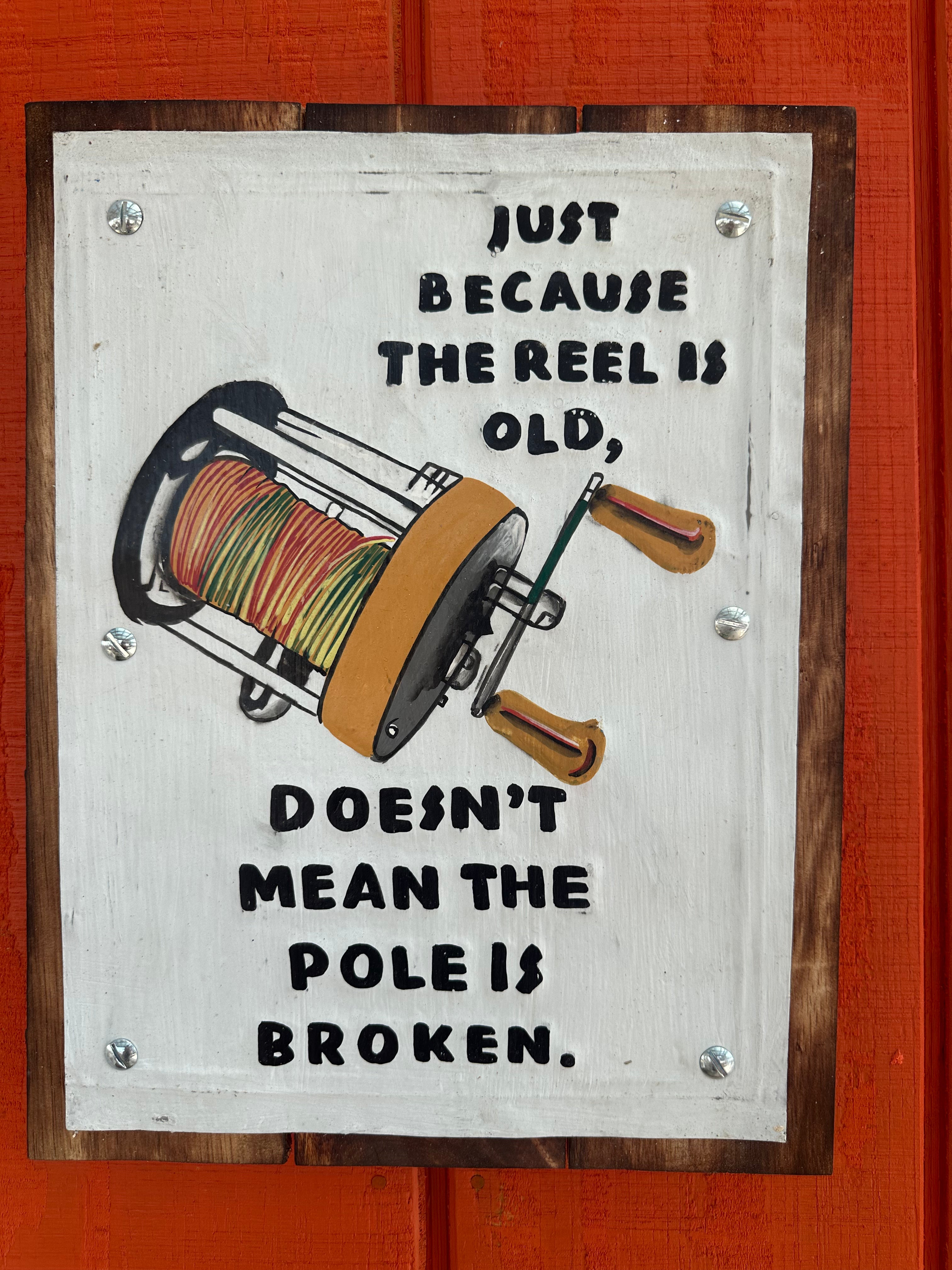 Funny Fishing Sign
