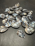 Carved River Clam Jewelry Pendant Cabochon