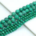 Smooth Round Africa Turquoise beads, 6mm/8mm/10mm/12mm Blue Green Gemstone beads, Africa Turqoise beads, 15.5inch strand, SKU#U268