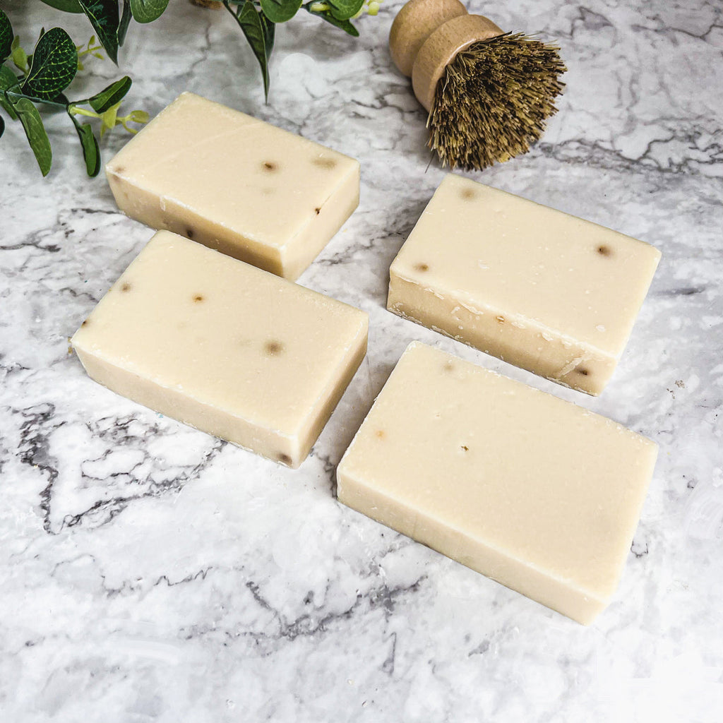 Lavender Ylang Ylang Exfoliating Soap Bar With Lavender Buds, Ylang Ylang and Natural Oils 6oz
