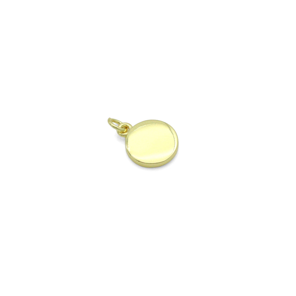 Mother of Pearl Turquoise Clover Coin Pendant charm, Sku#LX930